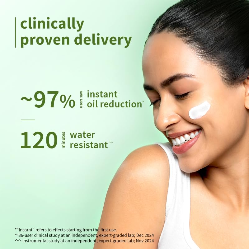 Plum Green Tea & Zinc Super-Matte Gel Sunscreen SPF 50 PA++++ 15g Pack for Oily & Acne-Prone Skin