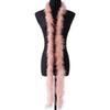 2Meters Baby Pink Marabou Feather Boa Turkey Feathers Ribbon Shawl For Wedding Dress Making Decoration Plumes Crafts