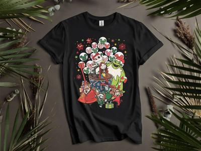 Nightmare Before Christmas T-shirt T Shirt Men Women Unisex Tshirt K578