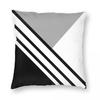 Elegant Geometric Triangle Square Pillowcase Polyester Linen Velvet Pattern Zip Decor Pillow Case Home Cushion Cover