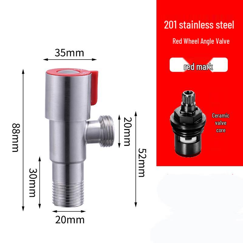 Wutuo Universal Stainless Steel Angle Valve