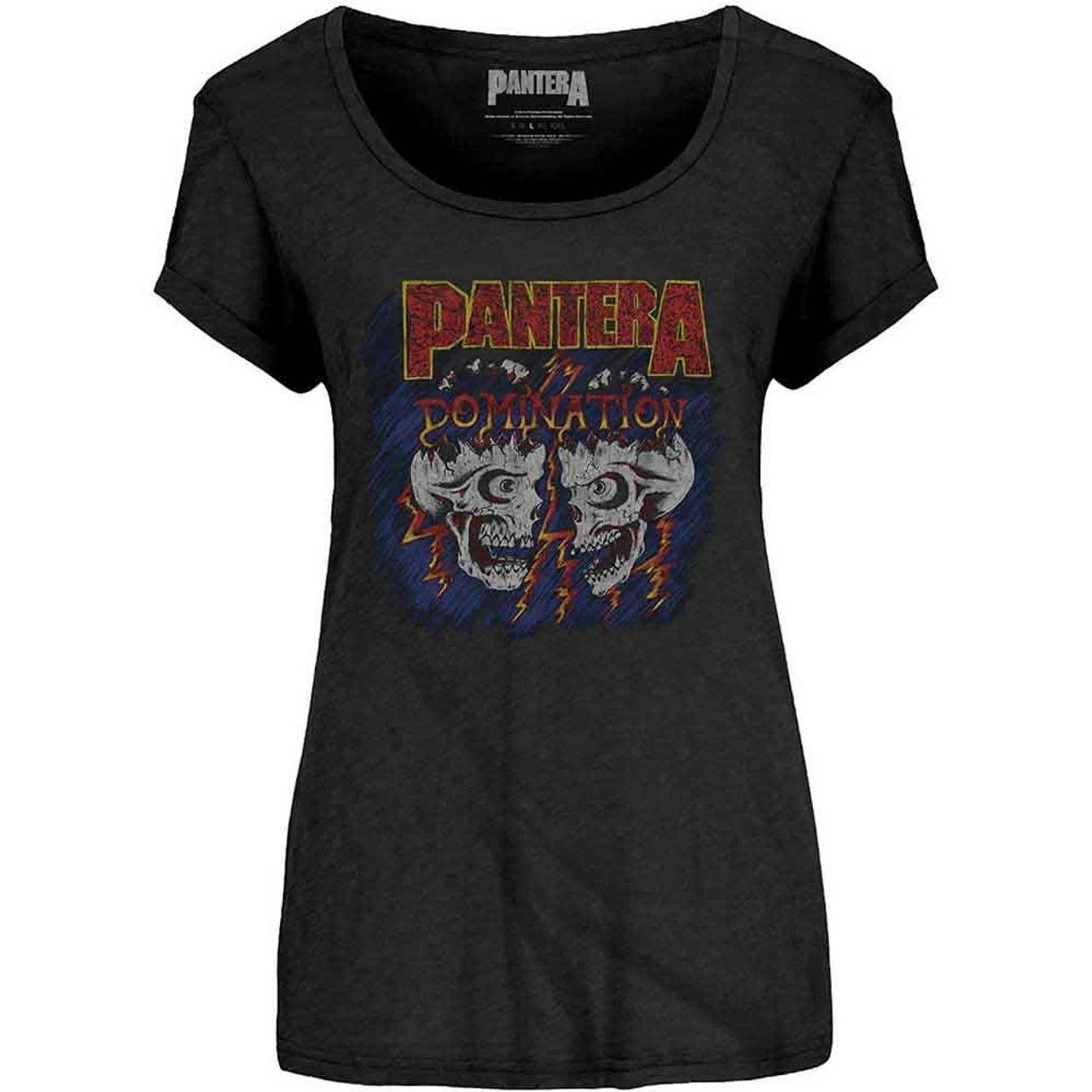 Pantera  Domination  Women s T shirt - NEW OFFICIAL S