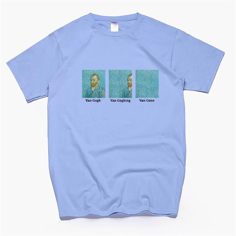 Van Gogh Van Goghing Van Gone Meme Funny T Shirt Unisex Hipsters Cute Printed Tee Women