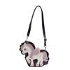 Internet celebrity cute small bag 2025 new Japanese sweet girl personality pony funny shoulder crossbody armpit bag