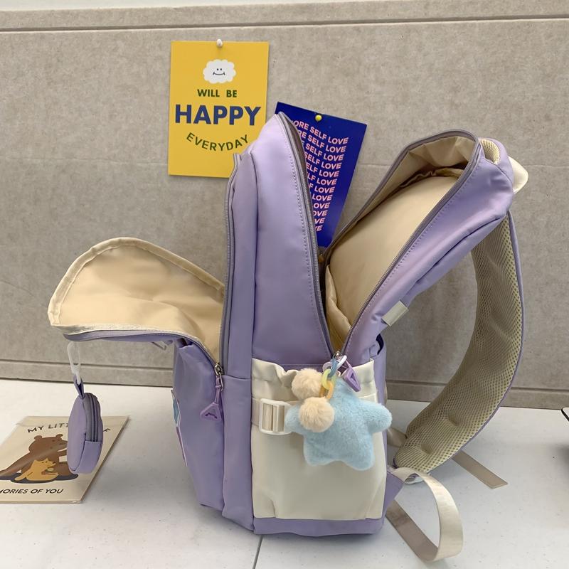 Женский рюкзак со звездным принтом — фото 14