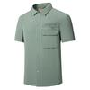 Ice silk quick-drying T-shirt multi-color men's workwear POLO shirt lapel button top casual outdoor shirt