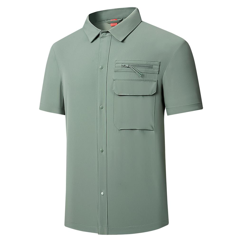 Ice silk quick-drying T-shirt multi-color men's workwear POLO shirt lapel button top casual outdoor shirt