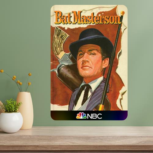 

Bat Masterson Classic TV Show Metal Poster Sign 20x30cm（7.8x11.8inch）