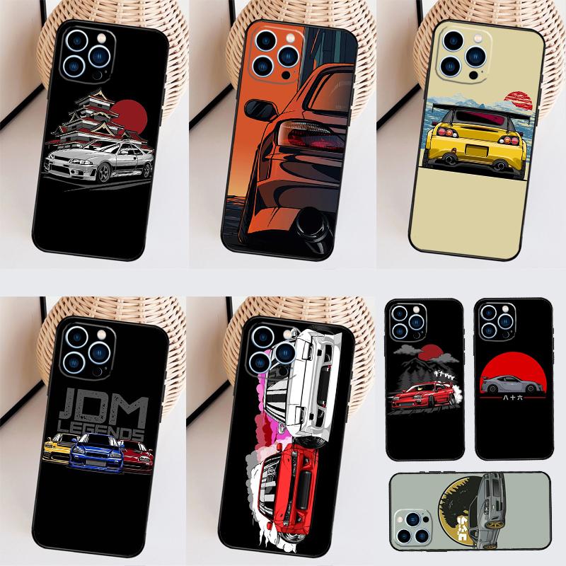 JDM Cars For Huawei Nova Y70 Y72 Y73 Y60 Y90 Y61 Y91 7i 8i 11i 12i 12s 9 10 SE P20 P30 P40 Lite Case