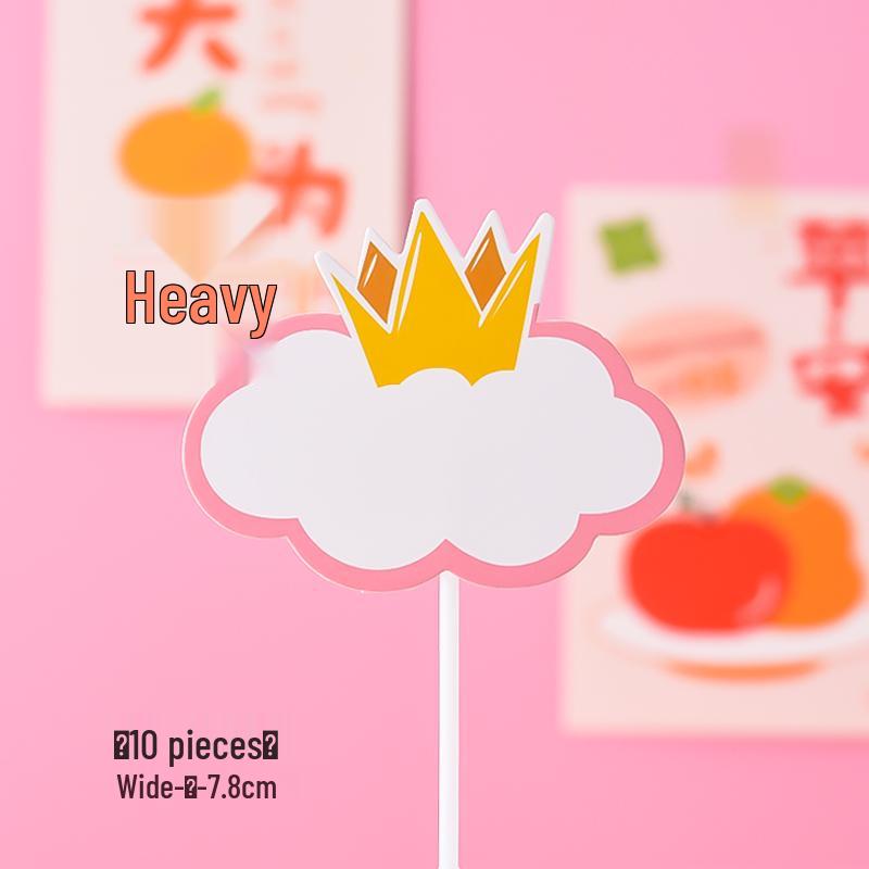 Happy Birthday Rainbow Cake Topper with Writable Greeting Card