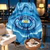 Manchester City FC Print Blanket - Soft & Comfortable, for Bedroom, Travel, Sofa, Home Decoration - Birthday Christmas Gift for Friend