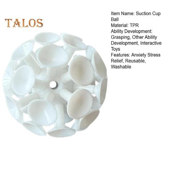 9CM 3D Piłka z przyssawką Uśmierzająca lęk i stres TPR Lepka piłka Gra w rzucanie Wielokrotnego użytku Lekka Mini Przenośna Zabawka Sferyczna dla Dzieci i Dorosłych