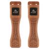 Sapele Anti-Scalding Solid Wood Handle Adjustable Heat Resistant Insulated Grip Portable Grill Plate Handle Outdoor Camping Tool