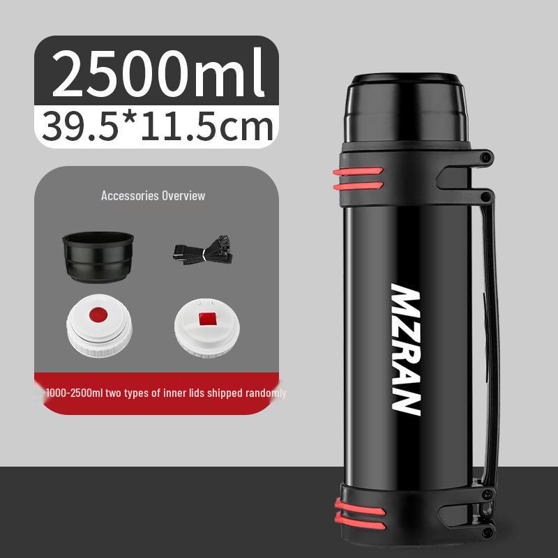 4L Stainless Steel Travel Thermos Mug for Men - Large Capacity Car Kettle Flask