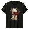 Puppy Hearts Dog Lover Men?s T-Shirt Women?s Tee Graphic Unisex Top