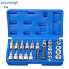 34-Piece Torx Star Bit Socket Set CN Plug (adapter Included)