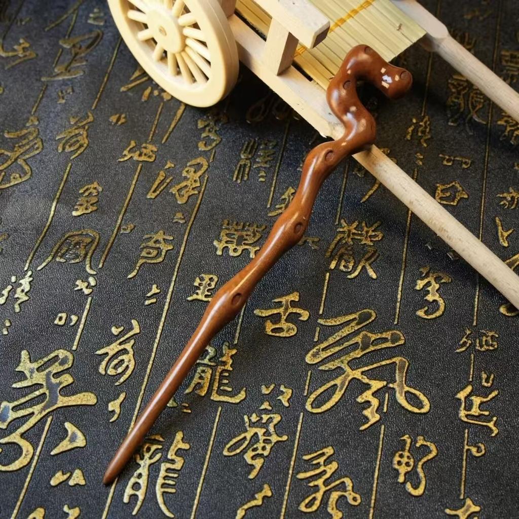 Vintage Hair Stick NaturalSandalwood Hairpin Women Girls Hair Clips Pins Antiquity Chinese Style Hair Accessories Jewelry Women