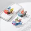 Simple Fashion Butterfly Shiny Diamond Hair Clip Three-Colour Acetate Hair Claw Shark Clips For Women Girls Hair Accessories