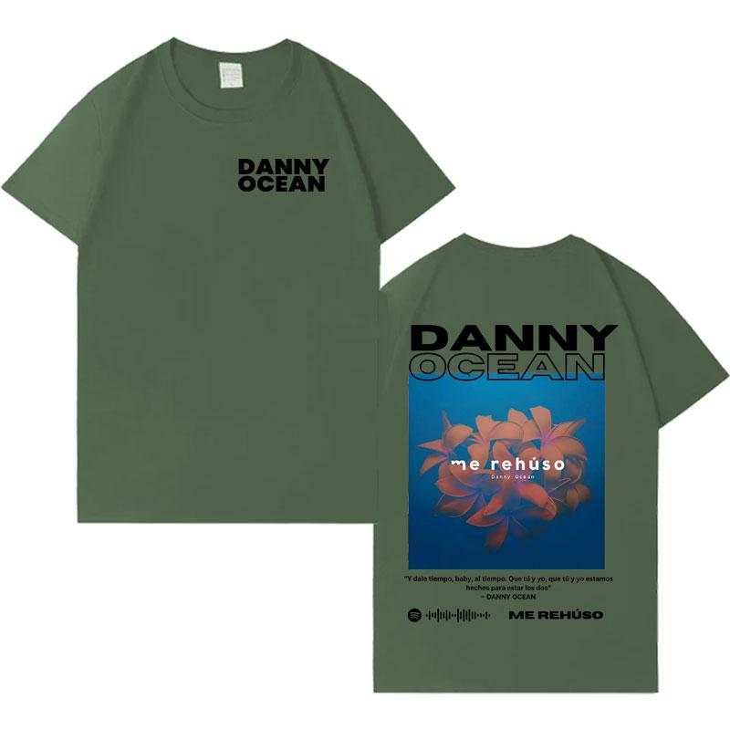 

Rapper Danny Ocean Popluar Print Tshirt Mens Fashion Casual Oversized T Shrits Aesthetic High Quality Crewneck Short Sleeve Tees 3XL