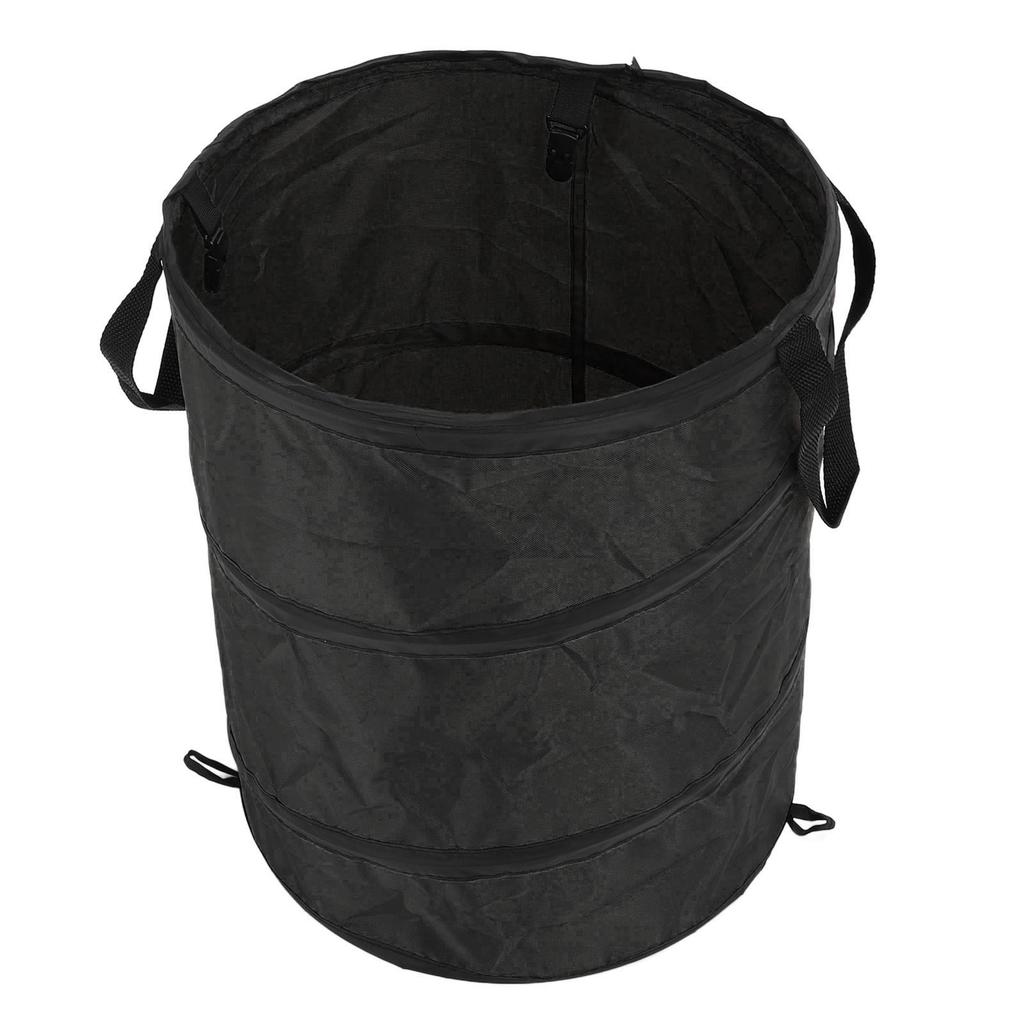 37L Medium Size Camping Trash Can Folding Storage Bin Portable Trash Can for Picnic Camping Outdoor