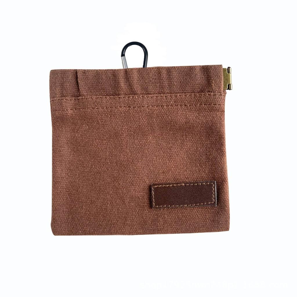 Pet Food Bag Outdoor Training Waist Pack With Canvas Material For Dog Walking And Training
