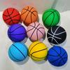 6cm Ultra-high Elastic Mini Rubber Small Basketball Decompression Hollow Elastic Ball Children's Toy MINI Basketball Gift