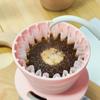 50/100pcs Hand Brewed Coffee Filters,Cake Shape Filter Paper,155 Bowl Shape Filter Paper Wavy 1-2 Cups Portion
