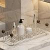 Large Capacity Cosmetic Storage Rack Waterproof Washstand Drain Rack  for Kitchen