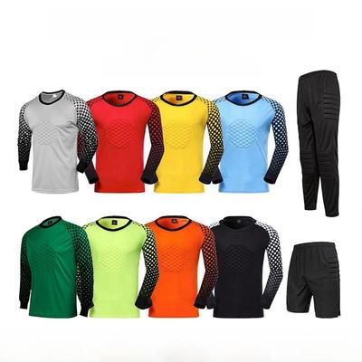 Maillot de gardien de but de football unisexe à manches longues et combinaison d'entraînement protectrice