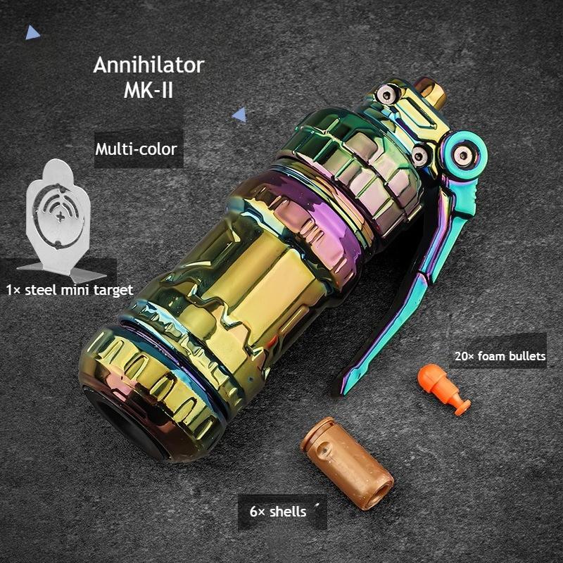 Novinka Slitina Mini Katapult Granát Vystřelující Hračka Uvolnění Stresu Fidget Hračka Přenosná Zábava Prstová Hračka Dárek pro Děti