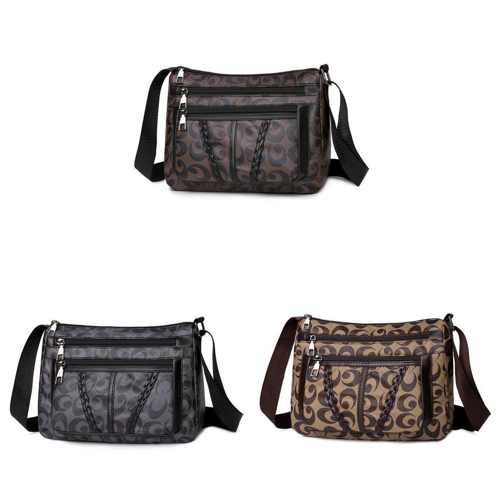 Casual Pu Large Shoulder Bag For Women With Print Style For Daily Use