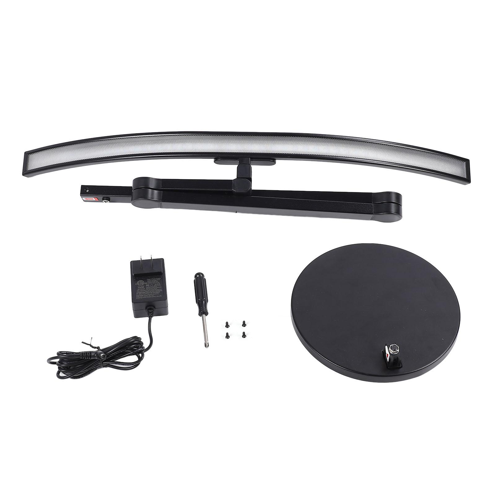 

Настольный светильник для чтения с регулируемым углом наклона 3000-6500K, адаптивная регулировка яркости, настольная лампа для обучения рисованию и