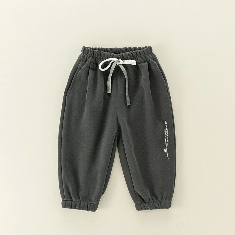 Children s Pants Spring and Autumn Children s Clothing Boys  Korean Style Long Pants Girls  Sports Casual Pants Toddler Jogger Pants Sweatpants Atmospheric Gray 150