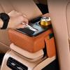 Premium Cushion Car Armrest Storage Box Large-Capacity Organizer  Vehicle Organization