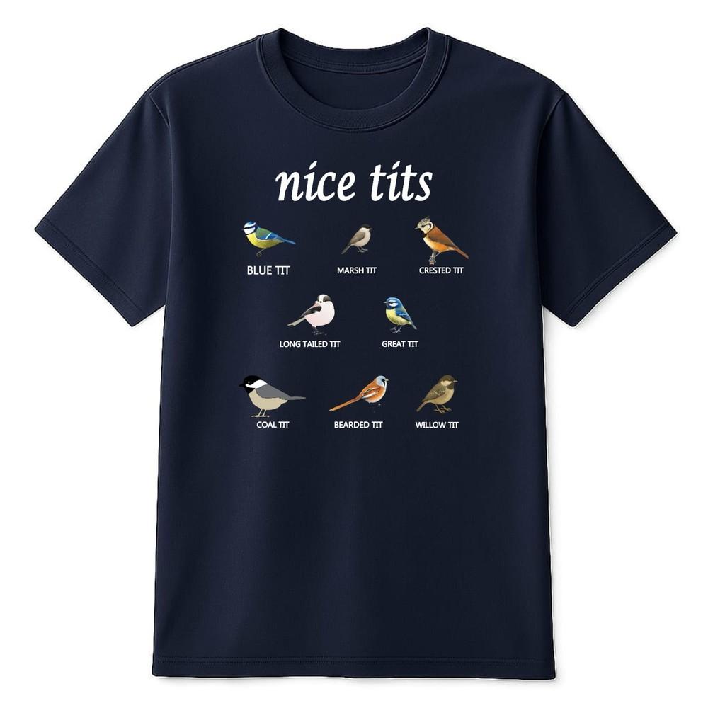 Nice Tts Bird Watching TShirt Funny Bird Lover Marsh Blue Tit Unisex Shirt Top S