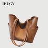 Casual Commuter Tote Bag Female Large Capacity Fashionable All-Match Retro One-Shoulder College Stu