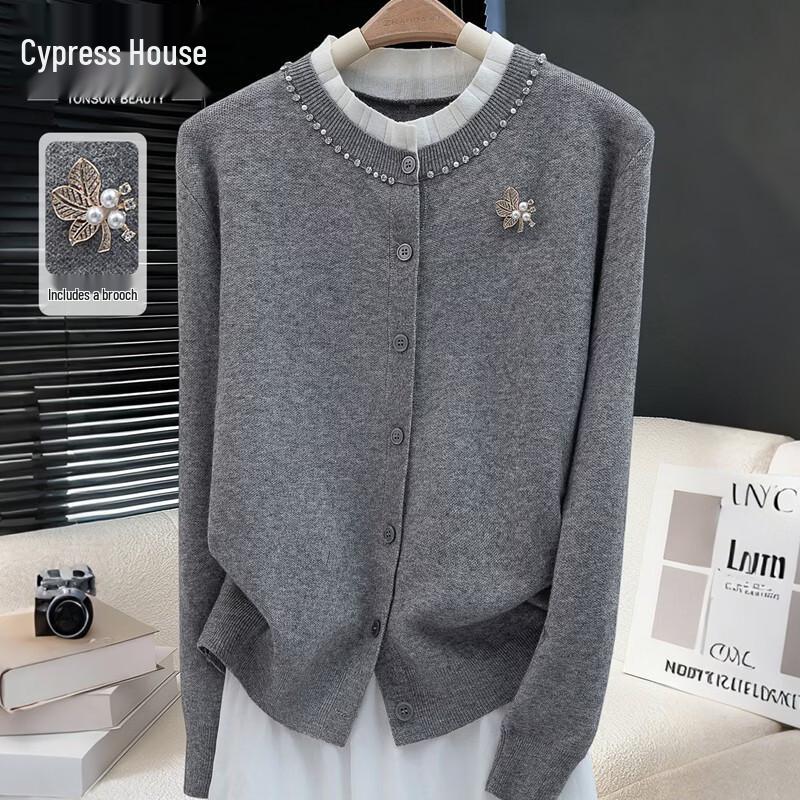 Women s Color Block Ruffle Trim Knit Long Sleeve Top S