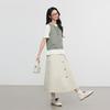 Elva's Island Women's Color-block Striped Knit Vest