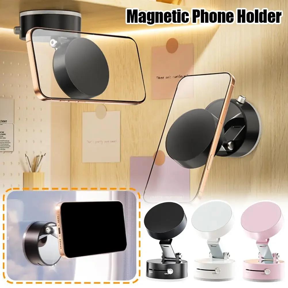 Vacuum Magnetic Suction Cup Folding Swivel Stand 360° Rotation Universal Vacuum Swivel Stand Multi Functional Car Phone Holder