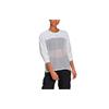 SMC Casual Crew Neck Sports Mesh Long Sleeve T-Shirt Women Tops White GM5392