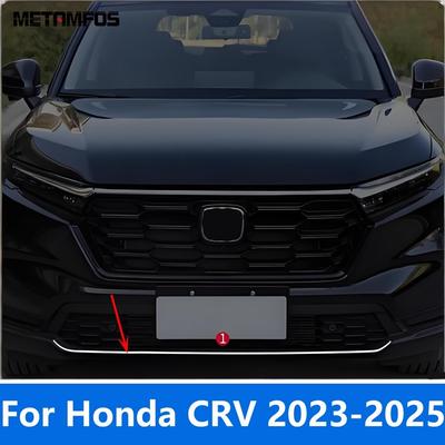For Honda CR-V CRV 2024 2025 Stainless Steel Front Bumper Lip Trim Body Kit Spoiler Diffuser Splitter Protector Accessories