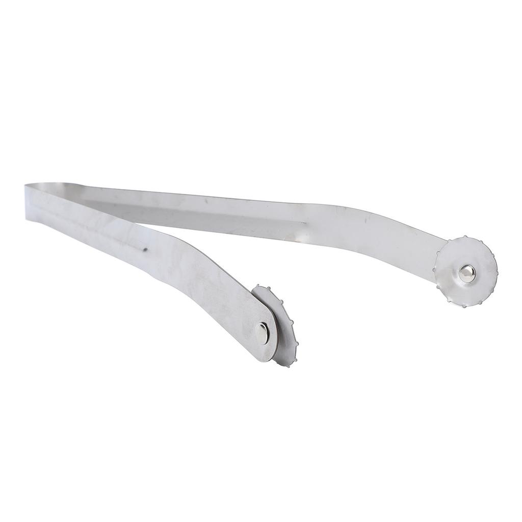 BBQ Sausage Turning Tongs Professional Long Handle Stainless Steel Kitchen Cooking Tongs for Grilling Flipping for