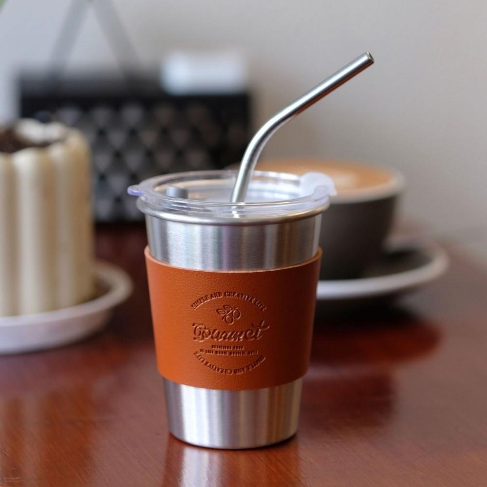 with Straw Coffee Cup Durable Travel Mug New Water Cup  Outdoor
