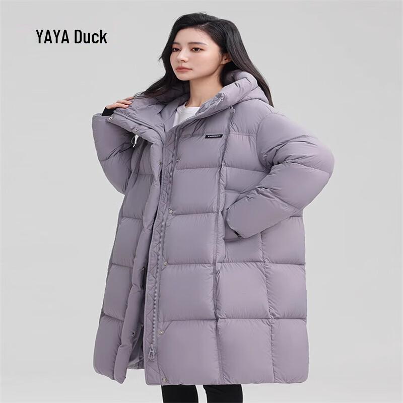 

Женский длинный пуховик с капюшоном YAYA 2024 XL