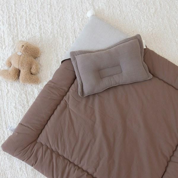 Bami Blanc Brownie Newborn Outer Wrap Pure Cotton All Seasons, Korean Baby Products
