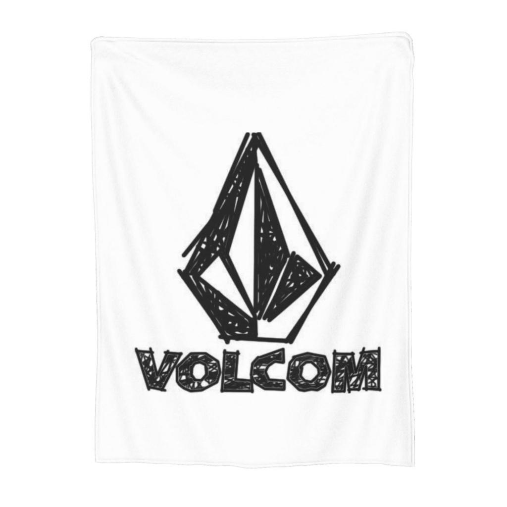 V-Volcom Logo Blanket Soft Warm Flannel Throw Blanket Bedding for Bed Travel Home Sofa