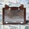 Reusable Wooden Money Storage Bank With Goals Cat Money Saving Box Counter Coin Storage Box For Adults And Children