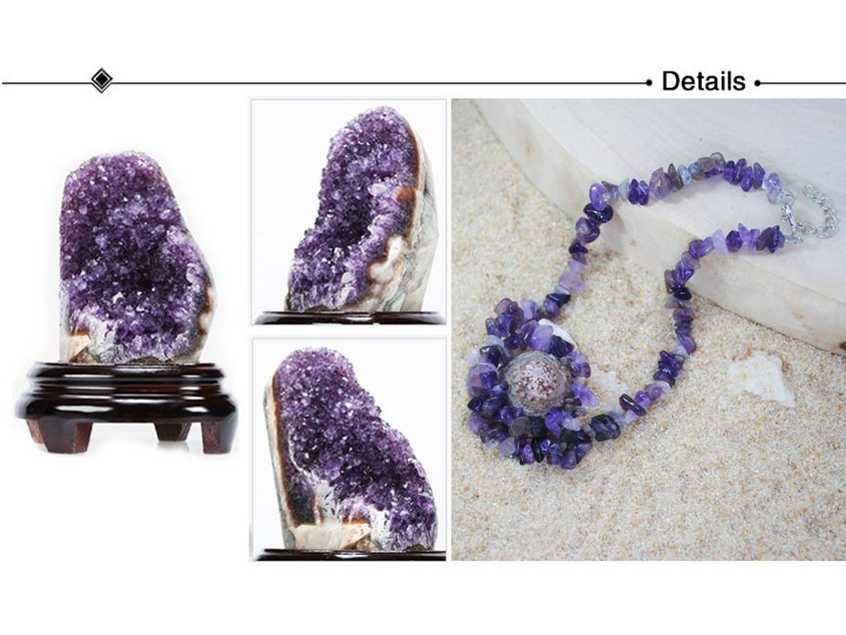 Crushed Crystal Handmade Beaded Necklace - Versatile Spring/Summer Beach Style for Women