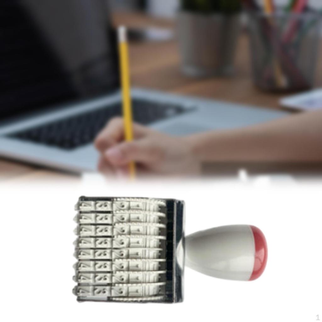 Roller Stamp DIY Creative Decoration with Ergonomic Handle Office Rolling Wheel