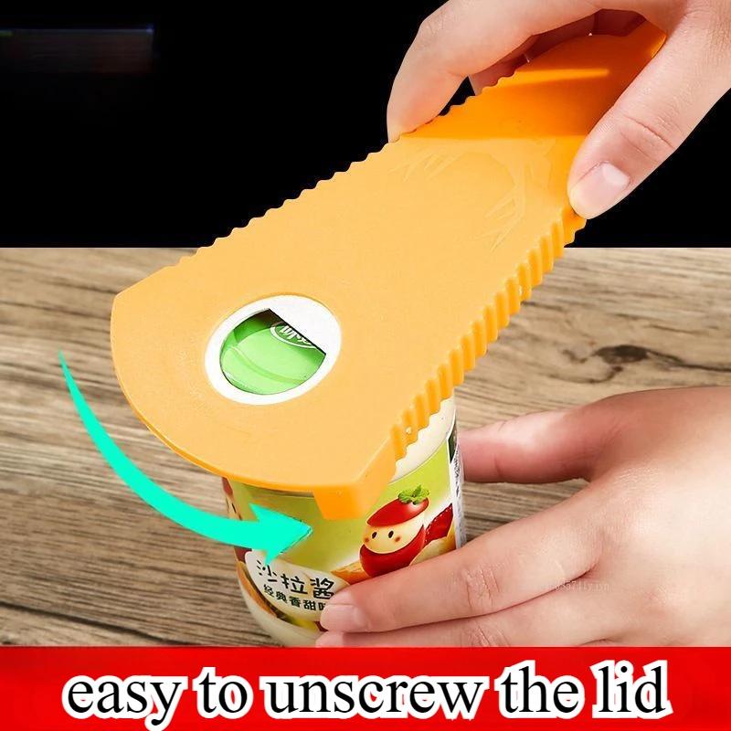 1PCS Jar Opener 5 In 1 Multi-purpose Can Opener Manual Bottle Opener Capping Universal Household Capping Bottle Openers